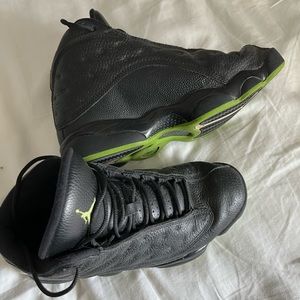 Black high top Jordan’s